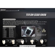 Works Teflon Gear Knob - Type I Color White