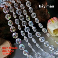 Acrylic Bead Curtain DIY Wedding Stage Decoration Hanging Door Curtain Partition Crystal String Ligh