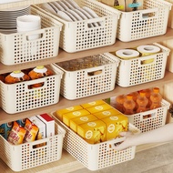 Plastic Desktop Storage Basket Rectangular Sundries Organizing Basket Toy Snack Storage Box Househol