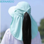 BERNARDO Face Mask Hat, Breathable Sun Protection Women Sun Hat, Lightweight Wide Brim Farm Work Cap