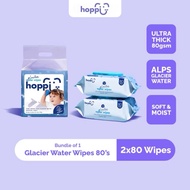 HOPPI GLACIER WATER 80s x2