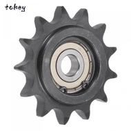 WITAK Chain Idler Sprocket, 13 Tooth 10mm Bore 1/2" Pitch Convex Idler Gear, with Insert C45 Carbon 