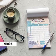 Artomaringi Invoice Note/ Invoice/ Custom Receipt/ 1 2 3 ply NF09A-NF09D