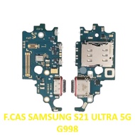 FLEXIBLE PCB CONNECTOR CHARGER BOARD CAS + MIC SAMSUNG S21 ULTRA 5G G998 G998B