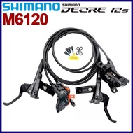 SHIMANO DEORE M6120 Hydraulic Disc Brake Set MT420 Disc Brake D03S 4 piston brake MTB Mountain Bikes accessories