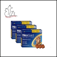 New!! Nexgard Spectra Small Dog 3.5 - 7.5 Kg S Demodex Flea Medicine