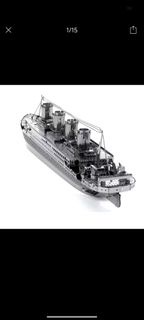 愛拼 3D 金屬模型 鐵達尼號