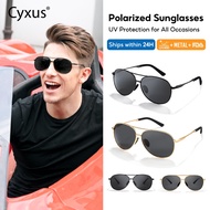 Cyxus Aviator Polarized  Sunglasses for Men Women UV400 Protection Anti Glare Mirrored Driving Glass