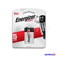 Energizer Max Battery 9V 6LF22 Alkaline Battery 9V1 ( 1pc ) * 100% Original *