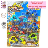 CHILDREN'S TOYS [OCT6377] POWER Force TOGETHER TRUCK CONTENTS 6 PCS - BEKO TRUCK CONSTRUCTION CONSTR