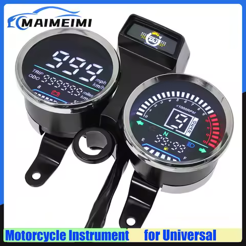 for Suzuki GN125 Speedometer Motorcycle Panel Digital Meter Assembly Odometer Gauge Gear Indicator M