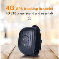 4G GPS Tracking Bracelet for Elder Smart Locator with Fall Detection Alert SOS Button Emergency Call