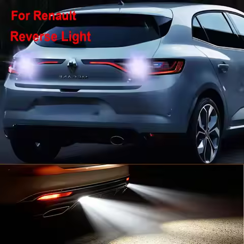 2pcs Reverse Light Bulbs For Renault Megane 4 Scenic 4 Fluence Saloon T15 W16W LED Backup Reverse Li