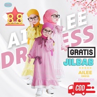 Ready Zalira Kids Ai Series Dress Gamis Anak Perempuan Umur 6 Bulan