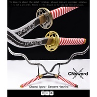 Demon Slayer: Kimetsu no Yaiba Cosplay Nichirin Sword - Obanai Iguro Serpent Hashira | Anime Prop, P