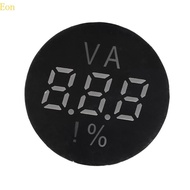 Eon Round Digital Voltmeter Voltage Meter Voltage Gauge Meter 2 3 Wires Connection