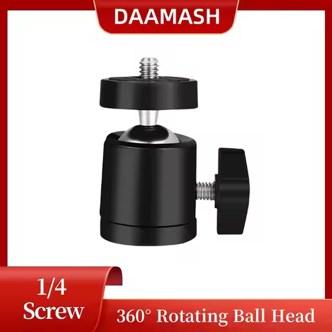 360° Rotatable Mini Ball Head with Universal 1/4 Screw Hole Tripod Hot Show Mount Camera Adapter wit