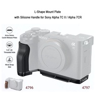 SmallRig 4797 A7C II/A7CR L-Shape Mount Plate Silicone Handle for Sony Alpha 7C II/Alpha 7CR  Arca-S