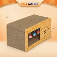 PETCARESMY Cat Condo Cardboards, Sturdy Cat Lounger, Condo Castle, Cat-scratched Box, Scratching Cat