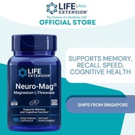 LIFE EXTENSION Neuro-Mag® Magnesium L-Threonate Brain Energy Booster Health Supplement, 90 Vegetaria