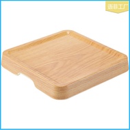 Q🍅Melamine Plate Imitation Wood Grain Plastic Tray Rectangular Hot Pot Barbecue Plate Long Sushi Plate Dish Plate Maker。