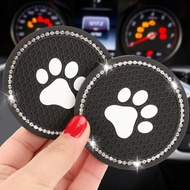 Car Coaster Cat Claw Car Diamond Coaster High Quality Cheap Round Coaster