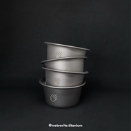 Glass Liquor Tea Genuine Titanium Grade 1 (99.5%) Weight Only 11 g.-Meteorite Ti Cup 45 ml.