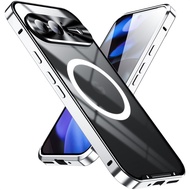 For Pixel 10 9 8 7 Pro XL 8a 7a Case Metal Frame Wireless Charging Cases for Google Pixel10pro XL Pi
