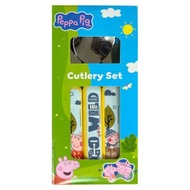 粉紅豬小妹(Peppa Pig) - Peppa Pig GO WILD 不銹鋼餐具套裝 (3件) (平行進口)