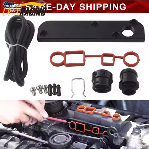 Cheap shipping PCV Adapter Set for Audi VW 2.0 TFSI EA113 ENGINE Torque Solution Billet PCV Adapter 