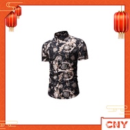 Kemeja Batik Lelaki Kemeja Bunga Shirt Batik Code-71