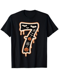 [Cod] Six Seven Meme 6 & 7 Matching Couple's Halloween T-Shirt For Men & Adults - 100% Cotton Regula