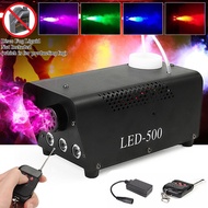 500W Fog/Smoke Machine Remote Control RGB LED DJ Thrower DJ Party family ball leisure partiesStage L