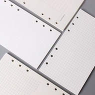 Refill Paper A5 A6 A7 M5 B5 Thick Ivory Card 6-Hole Planner Inserts