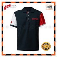 G Polo T Shirt Sulam Compaq Laptop Desktop Electronic LED LCD Hewlett-Packard Baju Lelaki Cotton Fas
