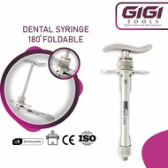 GIGI Tools Dental Syringe Standard Load Dental Cartridge Syringe 2.2ml Stainless Steel Premium