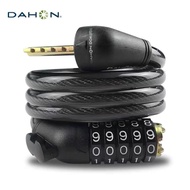Dahon Dahon Folding Bike Lock P8 Bike Lock kt610 Lock 412 Bike Combination Lock 5 Digit Steel Cable 