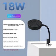 Sea water tank light/timed dimming USB plug small coral light algae tank light LED aquarium clamp li