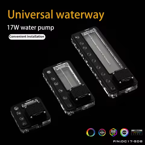 Barrow Universal Integrated Pump Water Cooling Distro Plate 120/240/360MM Waterway Board for Compute