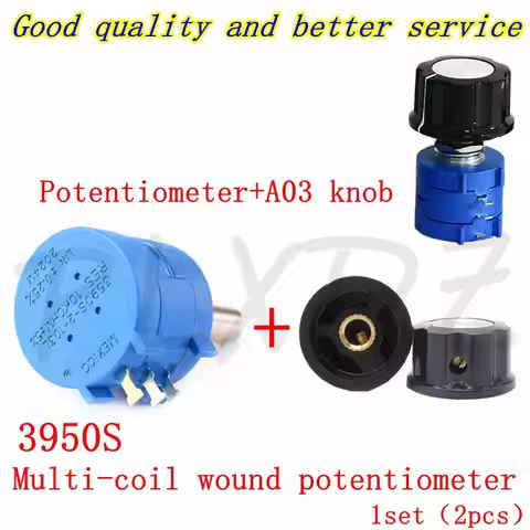 1Set 3590S Multiturn Potentiometer 10k Variable resistor 2W 3590S-2-103L 500 1K 5K 20K 50K 100K ohm 