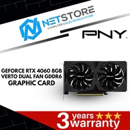 PNY GEFORCE RTX 4060 8GB VERTO DUAL FAN GDDR6 GRAPHIC CARD - VCG40608DFXPB1