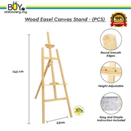 [Lowest Price] Solid Wood Easel Stand 145cm -(1s/PCS) Canvas A1 Wooden Drawing Stand Art Sketch Draw