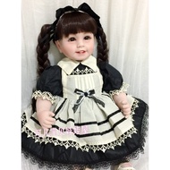 55cm Rebirth Doll Clothes Dress Simulation Baby Lolita Skirt Uniform Princess