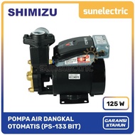 Shimizu PS-133 Pompa Air Dangkal 125 W Daya Hisap 9 Meter Otomatis