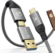 PHIXERO USB 4 Cable Compatible with Thunderbolt 4 Cable [5Ft], 40Gbps Data/ 8K@60Hz Video/ 100W Charging USB C to USB A/C Multi Cable for Thunderbolt Docking Stations, MacBook, eGPU
