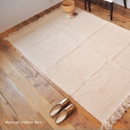 Ikea Rug SORTSO Rug flatwoven Unbleached Handmade Rug Floor Mat Nice Rug (21.7x33.5 inch) 55x85 cm T
