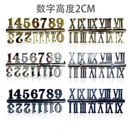 jam dinding besar jam dinding aesthetic Cross-Border Best-Selling Clock DIY Accessories Wall Clock N