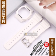 Ốp Cao Su Silicon Dây Đeo Đồng Hồ 16Mm Cho Casio G-SHOCK DW5600 GW-M5610 GW5035 Dây Đeo Thể Thao Nam