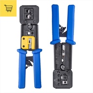 RJ45 Crimper Passthrough/ Pass through RJ45 Connector Crimping tool Network Cable Crimping Tool