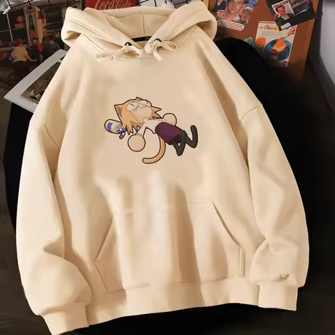 Neco Arc hoodies women streetwear long sleeve top Kawaii aesthetic clothes female aesthetic pulls